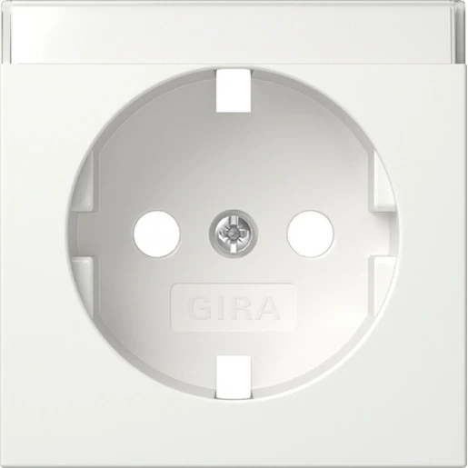 Gira System 55 wandcontactdoos ra zuiver wit 494727
