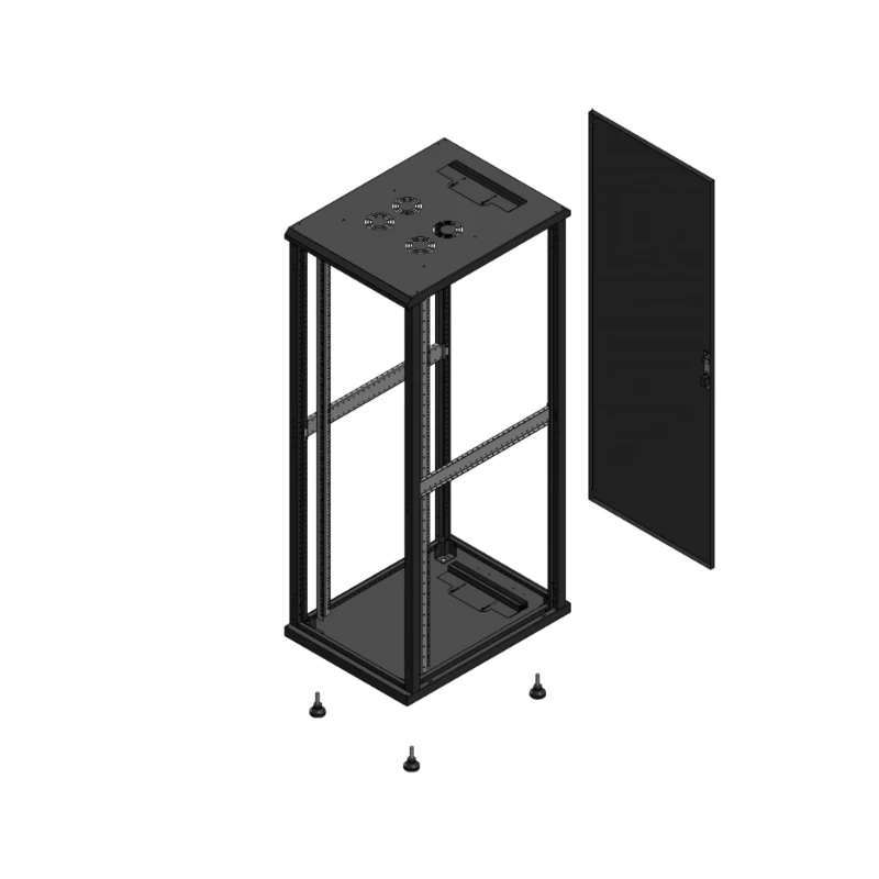 Gigamedia Vloer patchkast SP AR enkel TOL EX 19" 36HE 600x800mm Zwart GGM 703668SPPTSEX