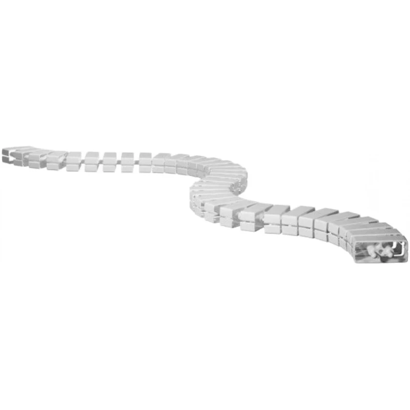 OCS Cube set set kabelgeleiding + verzwaarde voet en plafondadapter 55x25x3000mm kunststof wit RAL 9003 13.50.020
