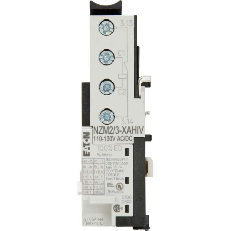 Eaton Uitschakelspoel NZM2/3 1 x voorijlend 110-130V AC/DC