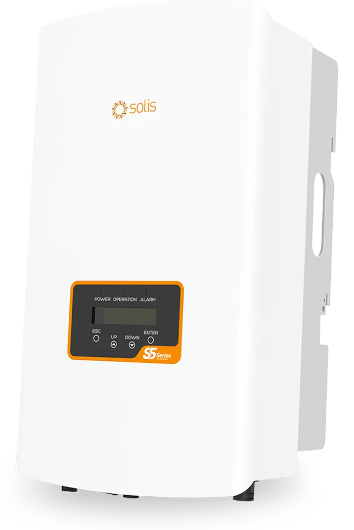 Solis Omvormer 3P20K-S5, 3-Fase, 31.8A, 2 MPPT 4 IN, US AFCI, 4 Pin comm., MTR port