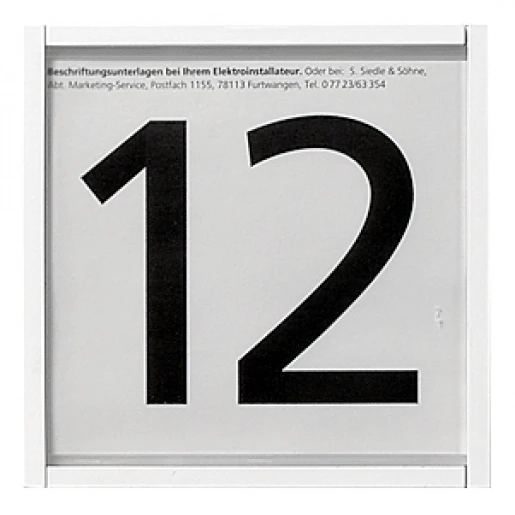 Siedle Info-module info-module kunststof wit 200034616-00