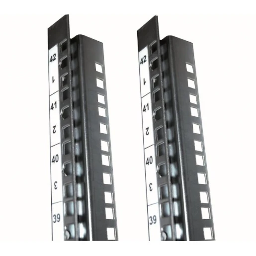 Gigamedia Staanders Componenten uitbouw kast 19" profielset H1600,2mm