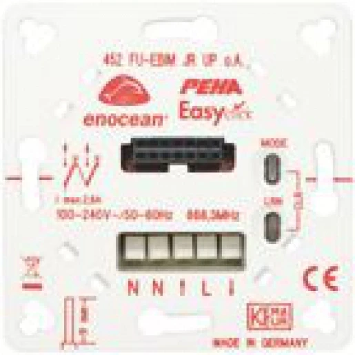 Peha Easyclickpro inbouw JR-ontvanger 2-kan.2-kanaals met draagframe met
