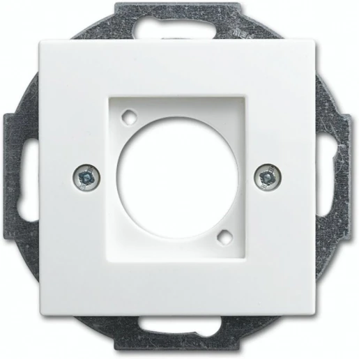 ABB Busch-Jaeger Balance Centraalplaat Neutrik XLR-D SI-B XLR Basiselement met centrale afdekplaat 1 connector Zonder label wit 2CKA001724A4340