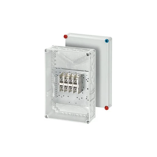 Hensel Kabeldoos IP65 BM3 2x 10-95 mm² Cu/Alu 4 polig Grijs