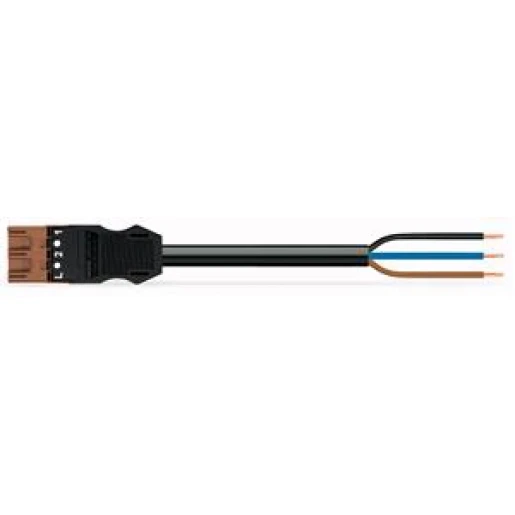 Wago Serie 771 Patchkabel gebouwinstallatie 3p Stekker Vrij kabeluiteinde 8000mm