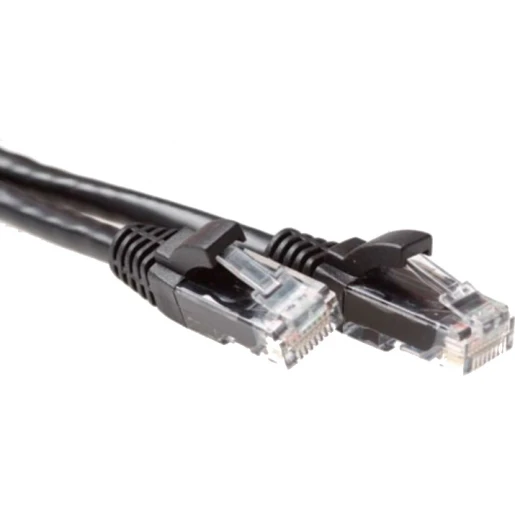 ACT Patchkabel LSZH U / UTP Cat6A (IEC) RJ45 8(8) 7M zwart IB3507