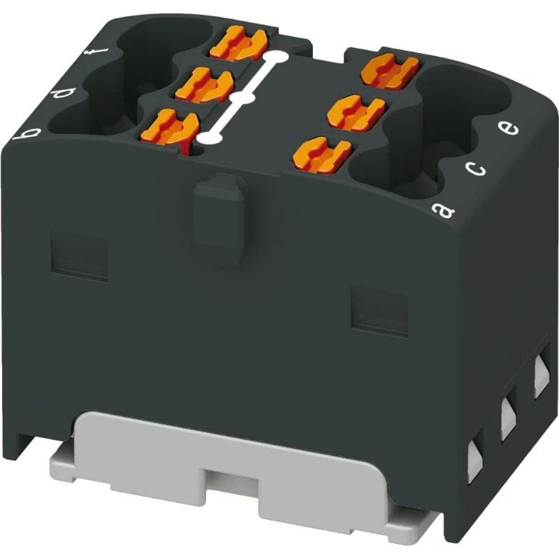 Phoenix Contact PTFIX Verbindingsrijgklem 0,14-1,5mm² eendr. 0,14-1,5mm² meerdr. Zwart
