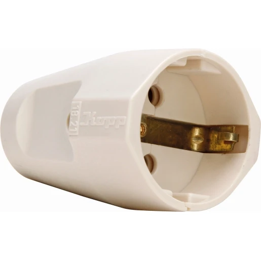 Kopp Kunststof contrastekker ip20 3x1,5mm 16/250v wit