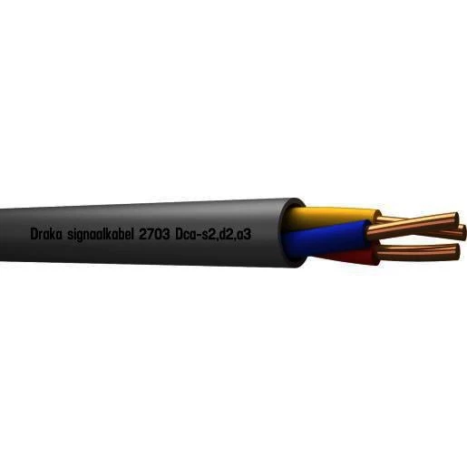 Draka 2700 Signaalkabel Dca Grijs 3x0,8mm - 500mtr