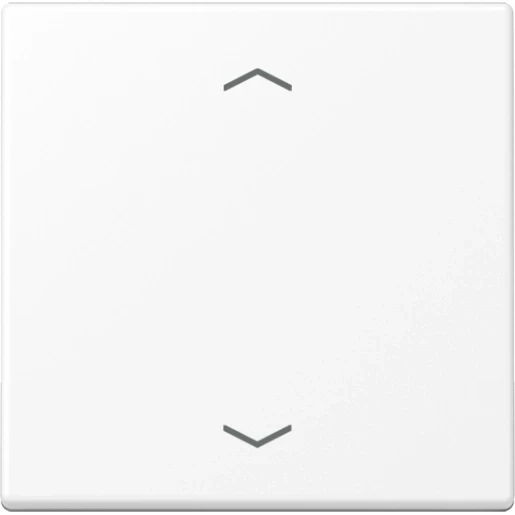 Jung A range stuurafdekking symbool pijl ude a500 enkelvoudig Mat wit RAL 9016 A1700BFPWWM
