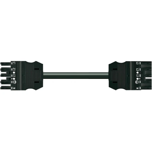 Wago SERIE 771 Patchkabel gebouwinstallatie 5p Contrastekker (female) Stekker 6000mm