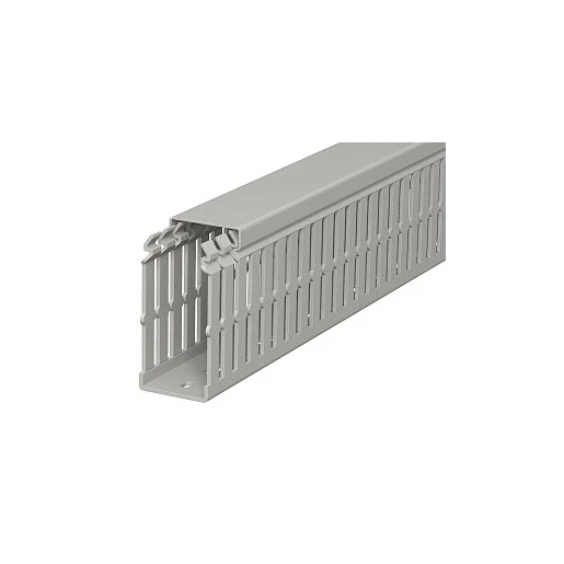 OBO Bedradingskoker 75x37.5x2000mm PVC grijs RAL 7030 6178422