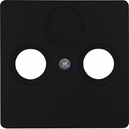 Kopp HK05 afdekplaat TV/FM mat-zwart