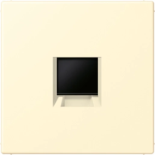 Jung LS range Afdekking centraalplaat AMP Radiall LC32001 Modular-Jack 1 connector Zonder label LC1969-1WE201