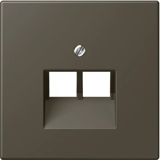 Jung LS range Afdekking centraalplaat LC32140 UAE/IAE 2 connectoren Zonder label LC969-2UA241