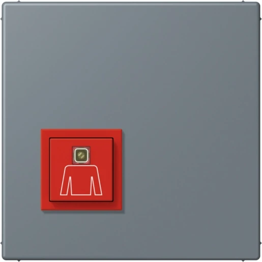 Jung LS range Miva oproepknop LC4320H 70x70mm IP20 NRSLC0834RT251