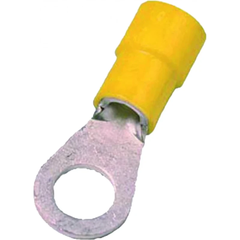 Intercable Geïs. kabelschoen DIN46237 4-6mm2 M6 geel GV