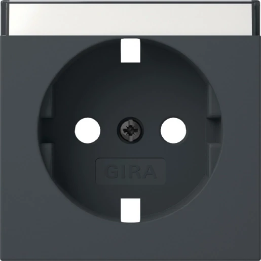 Gira System 55 wandcontactdoos ra antraciet 494728