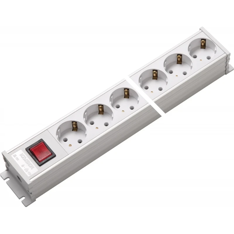 Martin Kaiser Contactdooscombinatie met shutter schakelaar 12RA 16A IP20 1101K/12WS