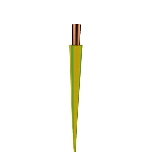 TKF VD H07V-U Eca Installatiedraad 1x4mm2 polyvinylchloride (pvc) groen/geel R100