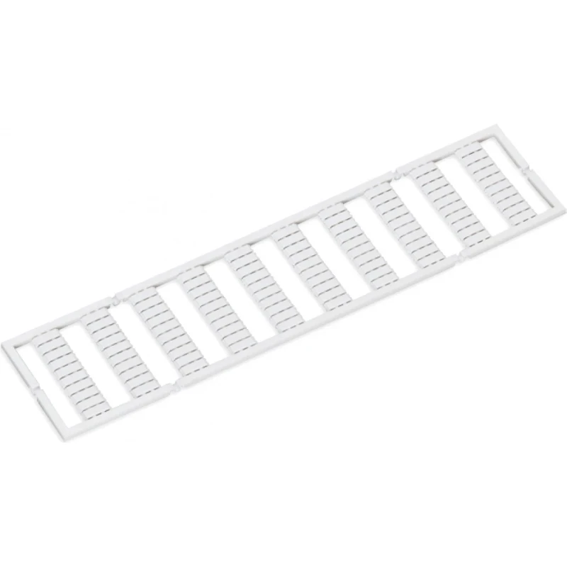 Wago WMB-markeringskaart; als kaart; bedrukt; L1 L2 L3 N PE L1 L2 L3 N PE (10x); rekbaar 4 - 4,2 mm; Opdruk verticaal; opklikbaar; wit