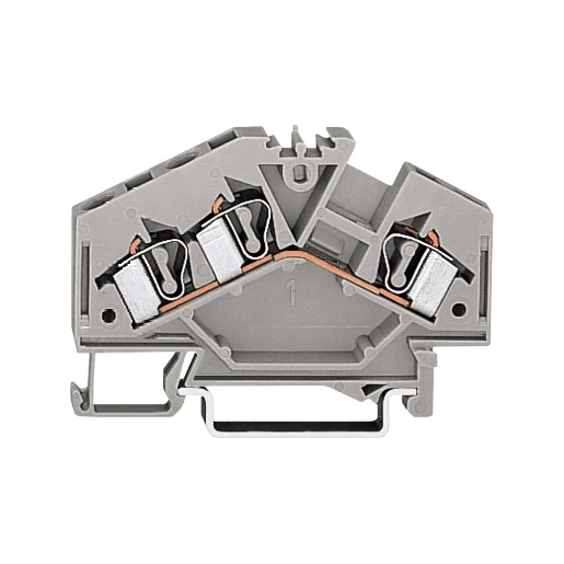 Wago Serie 281 Verbindingsrijgklem 0,08-4mm² eendr. 0,08-4mm² meerdr. Grijs