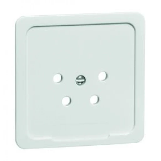Peha Standaard centraalplaat Nederlandse telefoon wandc 1 connector Zonder label wit 00146821