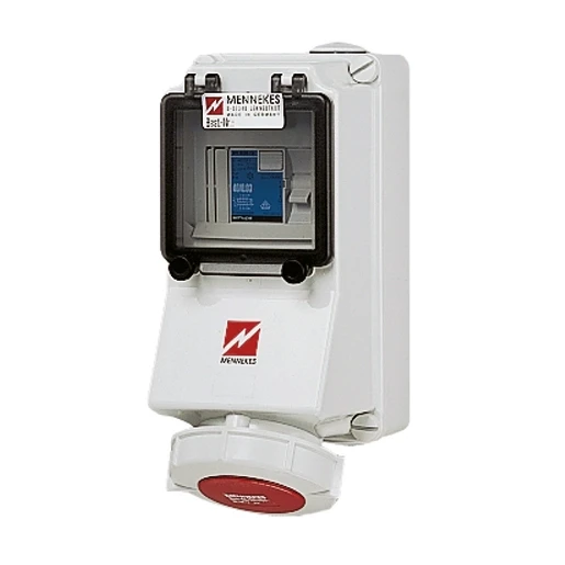 Mennekes WCD 16A5P 6H400V aardlek 25A4P30mA IP67