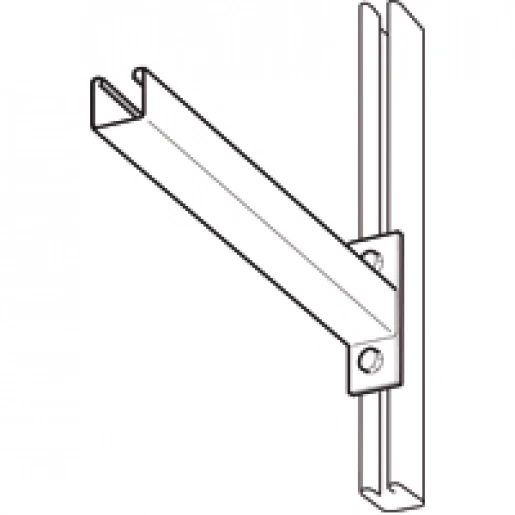 Legrand Swiftrack Strutconsole 50 - 300mm 40x130mm RVS SA762S