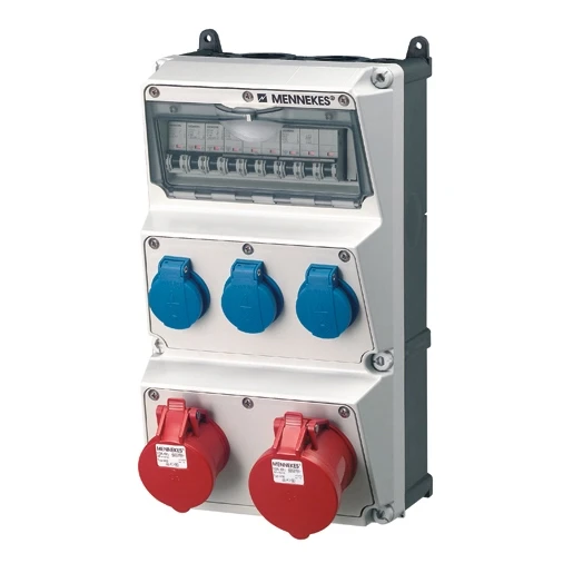Mennekes AMAXX contactdoos combinatie 3 modules