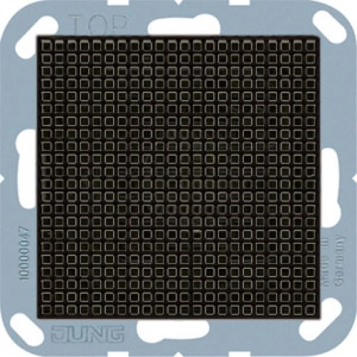 Jung A range Gong A500 AC/DC Zwart A567-G3SW