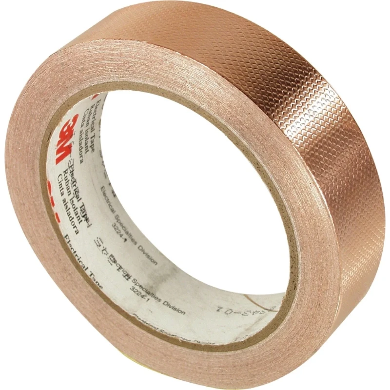 3M KOPER TAPE 1245 GEWAFELD COND.25MMX16,5M 1 PER ROL