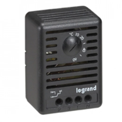 Legrand THERMOSTAAT 12-250VAC 10A. BEVESTIGING M.B.V. MAGNEET.