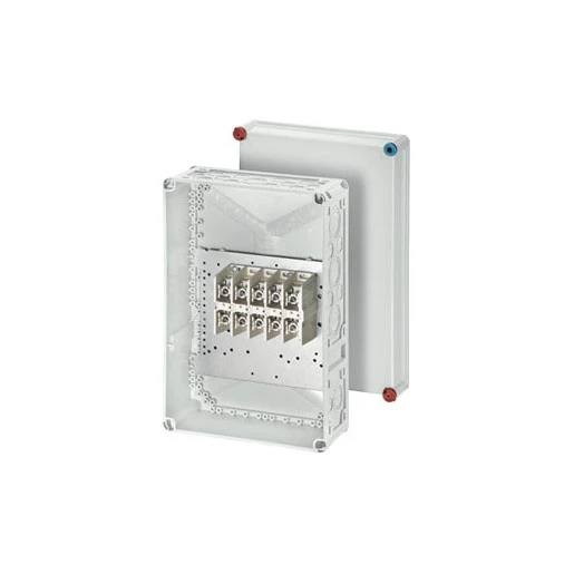 Hensel Kabeldoos IP65 BM3 2x 10-95 mm² Cu/Alu 5 polig Grijs