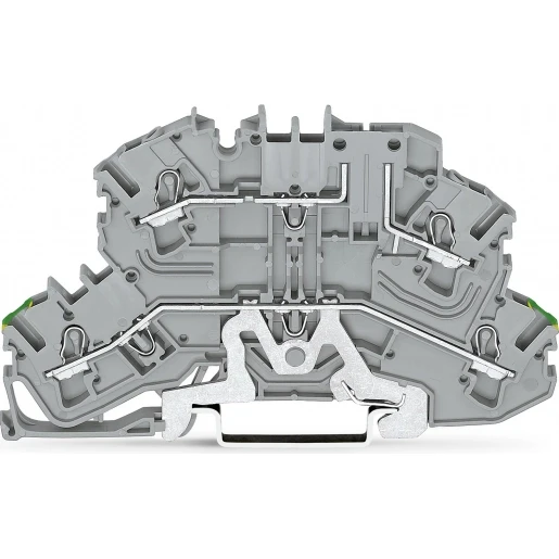 Wago Serie 2002 Verbindingsrijgklem 0,75-4mm² eendr. 0,25-2,5mm² meerdr. Grijs