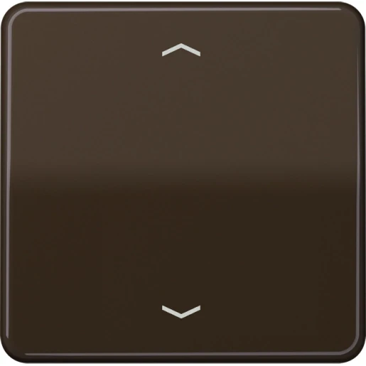 Jung CD range Afdekking CD500 standaard voor 1730JE enkelvoudig Glanzend bruin RAL 8022 CD1700PBR