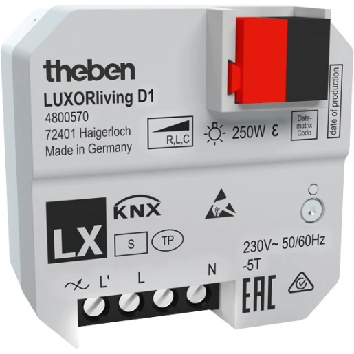 Theben LUXORLIVING INBOUW DIMACTOR 1 KANAAL