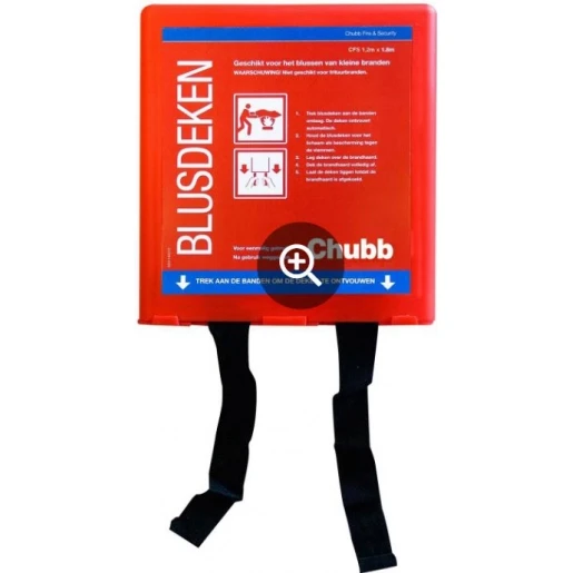 Ajax Blusdeken in ronde wandhouder chubb 120x1200mm A0144212