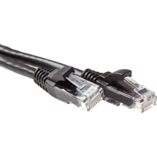 ACT Patchkabel LSZH U / UTP Cat6A (IEC) RJ45 8(8) 10M zwart IB3510