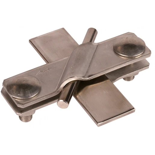 Dehn Sv clamp stst (v4a) f.fl 40/40mm rd 7-10/7-10mm-rd 7-10/fl 40mm