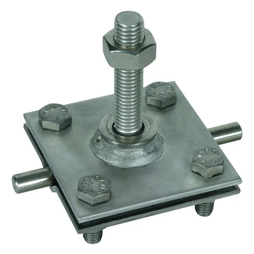 Dehn Clamp f.fixed earthing terminal m12 f.rd 7-10/fl30-40mm stst (v4a)