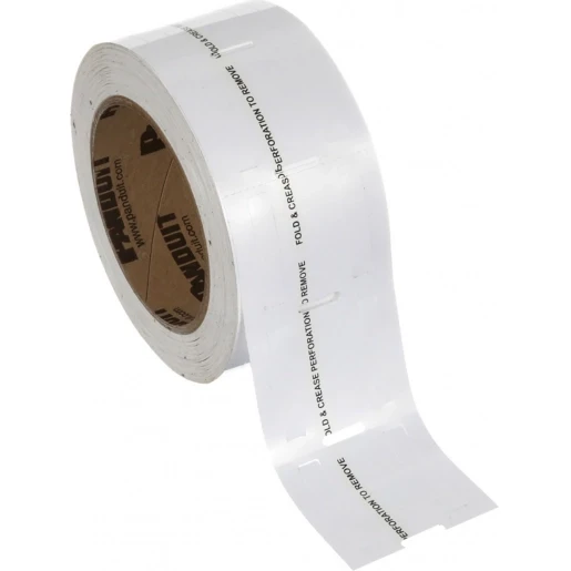 Panduit Niet-klevend polyester label 1,50x0,30 wit C150X030Y1C