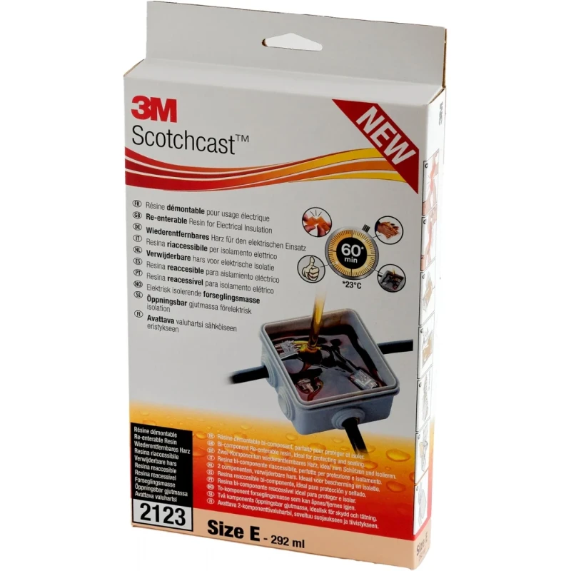 3M SCOTCHCAST POLYBUTADIEEN-HARS 2-COMPONENT GMG-SYSTEEM FORMAAT E 278ML