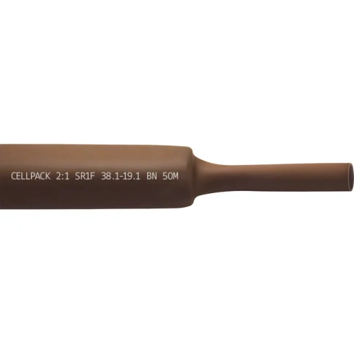 Cellpack KRIMPKOUS DUNW.KRIMPVERH.2:1 SR1F/38.1-19.1/BRUIN/50M