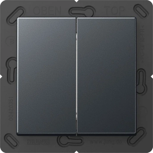 Jung A range Bluetooth laag energie wandzender 4-kanalen Antraciet BLEA595ANM