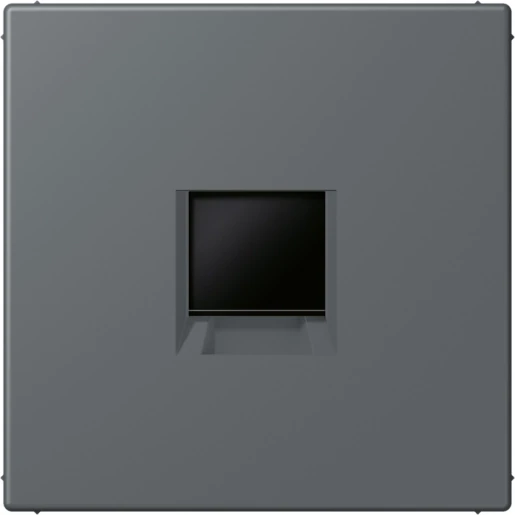 Jung LS range Afdekking centraalplaat AMP Radiall LC32010 Modular-Jack 1 connector Zonder label LC1969-1WE202