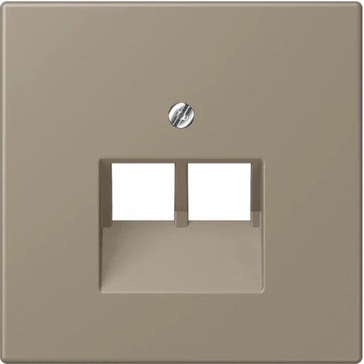 Jung LS range Afdekking centraalplaat LC32141 UAE/IAE 2 connectoren Zonder label LC969-2UA242
