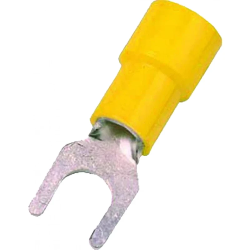 Intercable Geïs. vorkkabelschoen DIN46237 4-6mm2 M8 geel